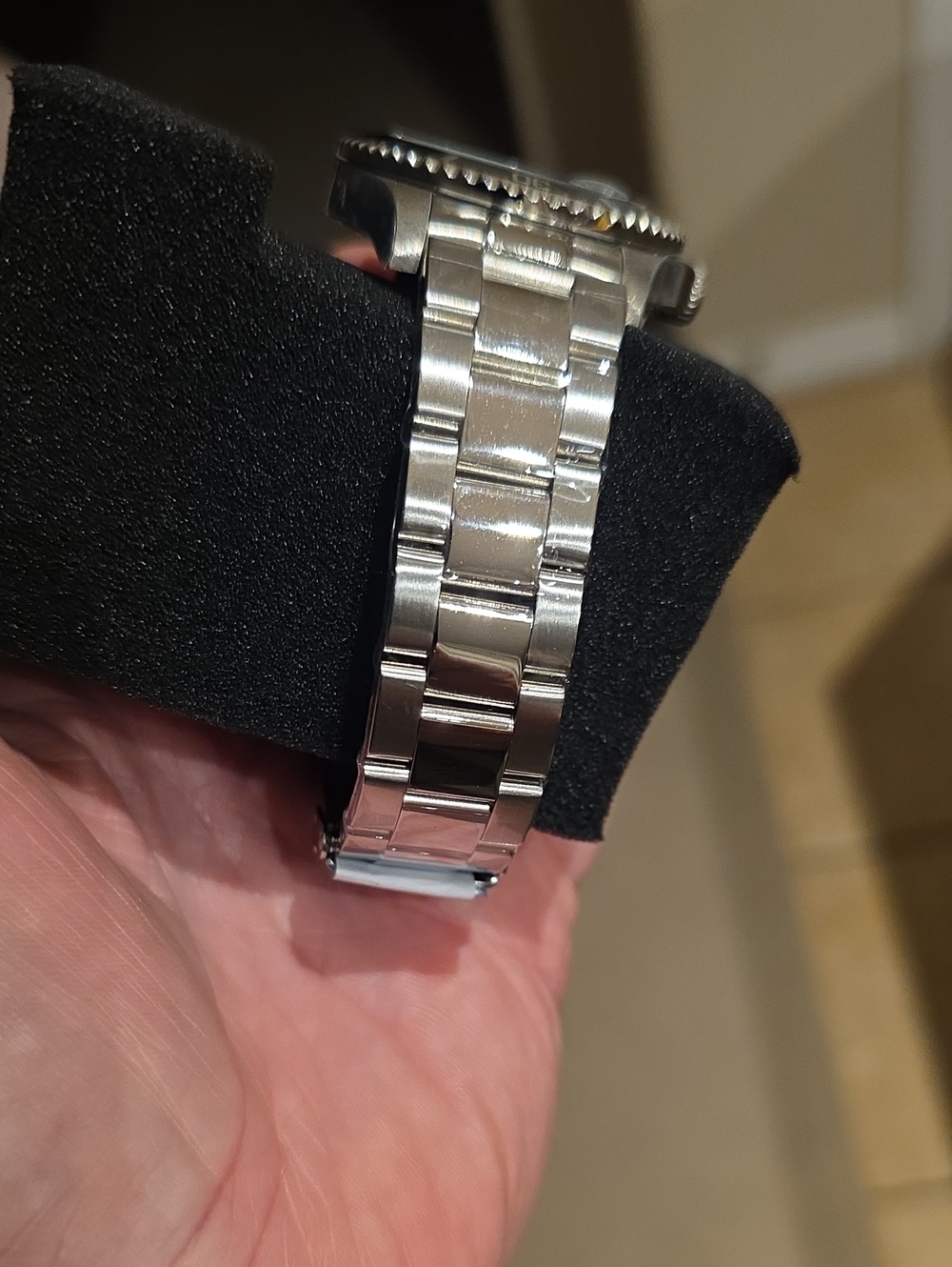 40 mm Invicta Pro Diver Black and Silver Stainless Steel Dive Watch - Picture 4 of 9